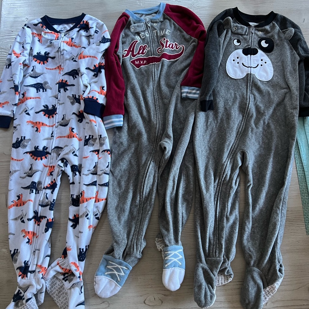 Boys pajama onesies 3T